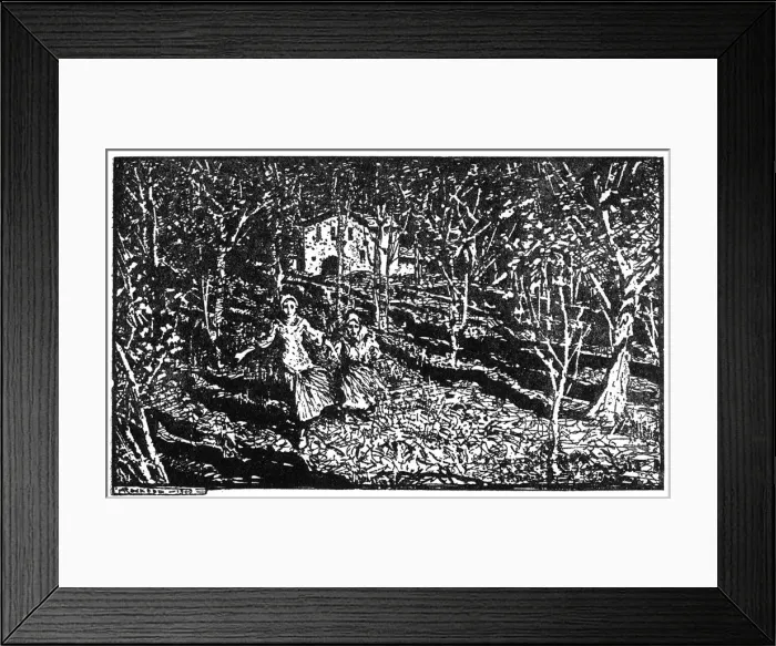Framed Print : Illustration, The Robber Bridegroom Framed Print : Illustration, The Robber Bridegroom