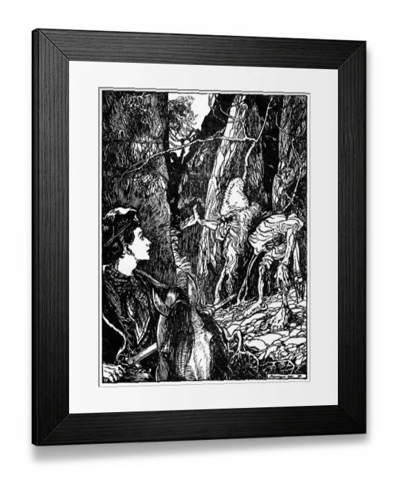Framed Print : Illustration, The Water of Life