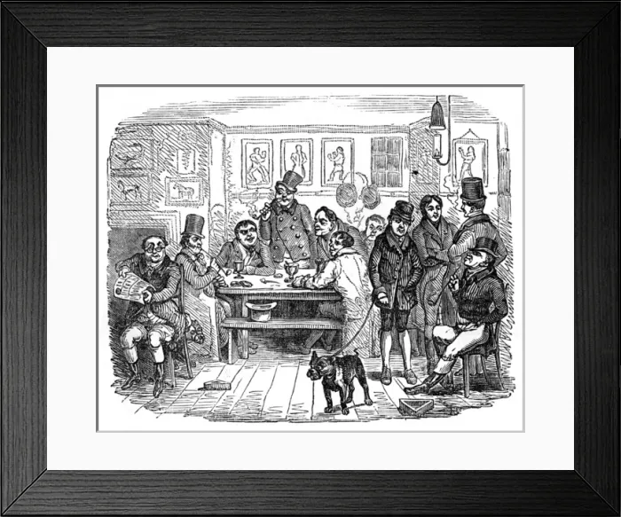 Framed Print : Illustration, Castle Tavern, Holborn, London Framed Print : Illustration, Castle Tavern, Holborn, London