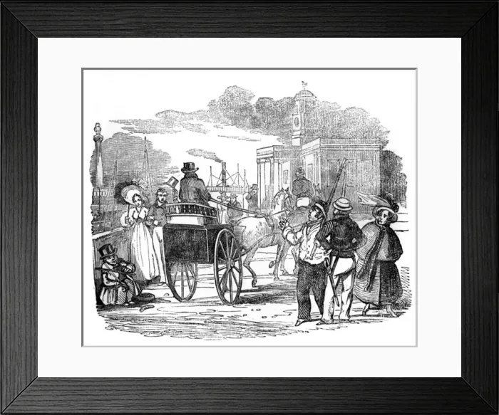 Framed Print : Illustration, the late John Howell, the Sporting Tailor Framed Print : Illustration, the late John Howell, the Sporting Tailor