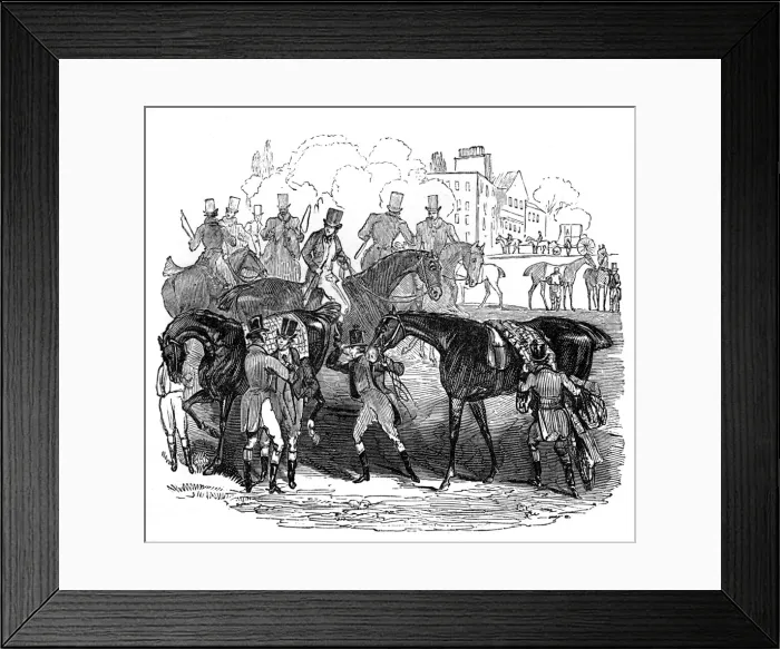 Framed Print : Illustration, The Corinthians at Melton Mowbray Framed Print : Illustration, The Corinthians at Melton Mowbray