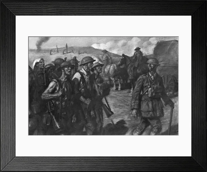 Framed Print : British soldiers singing Tipperary, 1917 Framed Print : British soldiers singing Tipperary, 1917