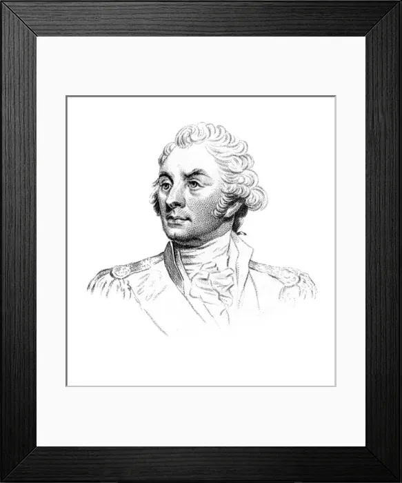 Framed Print : George Keith Elphinstone - British naval admiral Framed Print : George Keith Elphinstone - British naval admiral