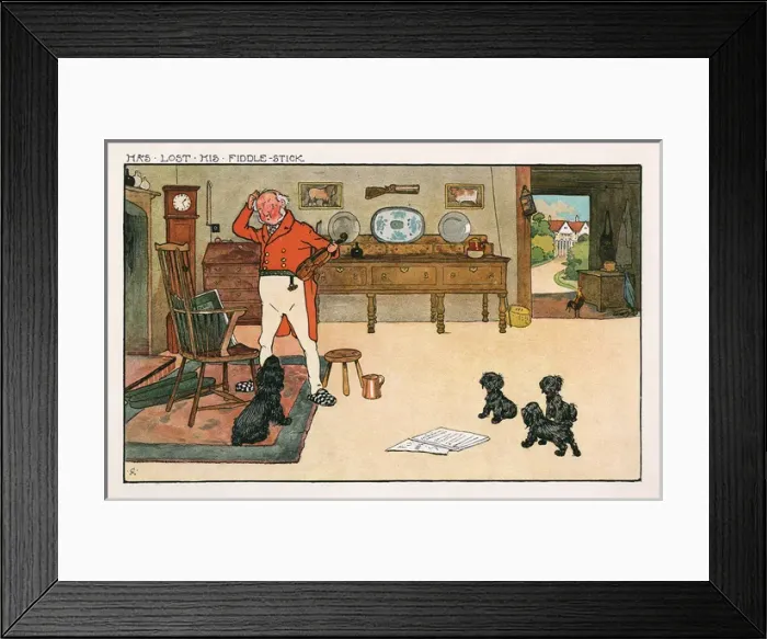 Framed Print : Cock-a-doodle-doo, My dame has lost her shoe Framed Print : Cock-a-doodle-doo, My dame has lost her shoe