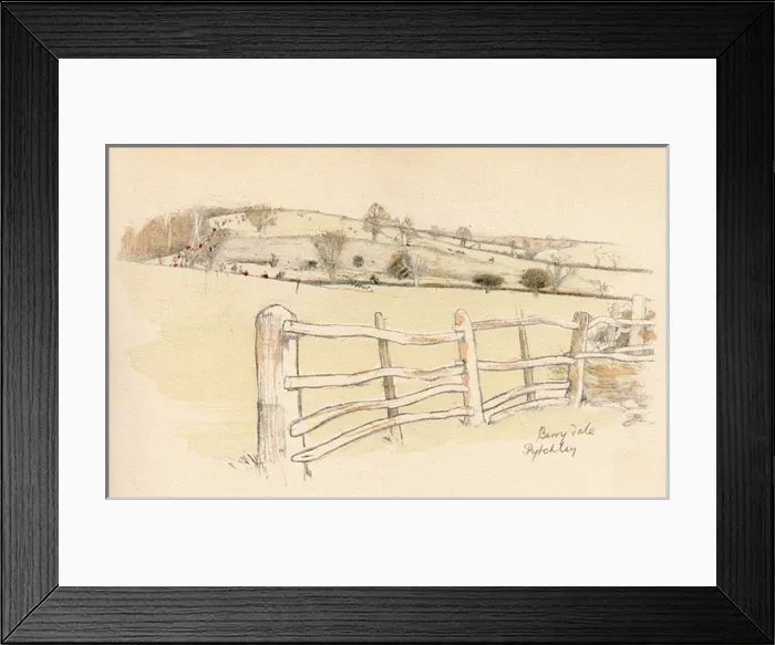Framed Print : Berrydale, covert of the Pytchley Hunt, Northamptonshire Framed Print : Berrydale, covert of the Pytchley Hunt, Northamptonshire