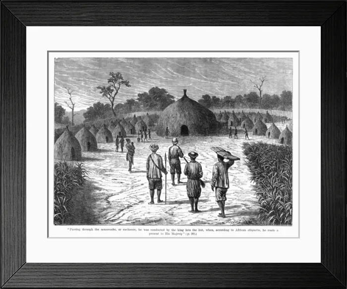 Framed Print : Verney Lovett Cameron, traveller in Africa