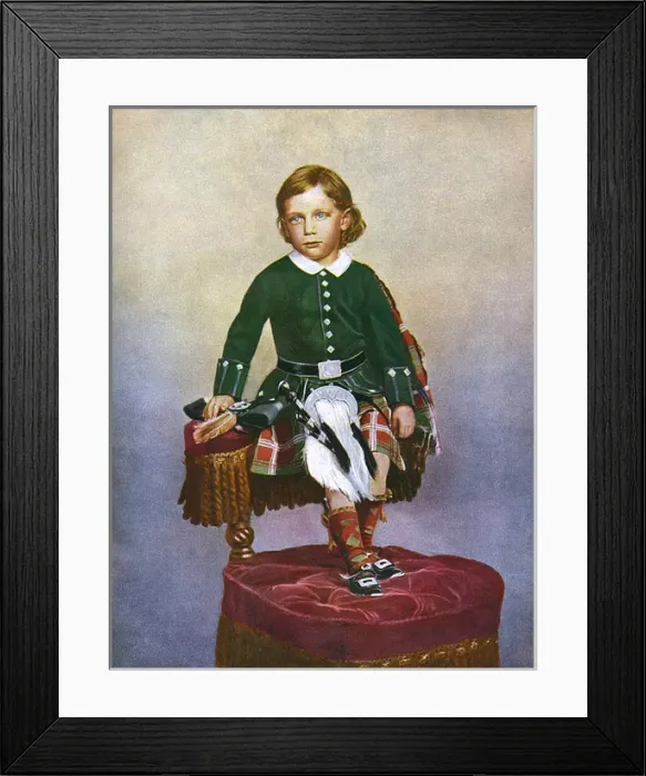 Framed Print : Prince George in Highland dress Framed Print : Prince George in Highland dress
