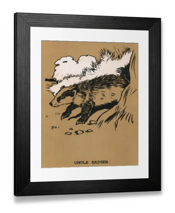 Framed Print : Illustration, Cecil Aldins Painting Books, Our Animals Framed Print : Illustration, Cecil Aldins Painting Books, Our Animals