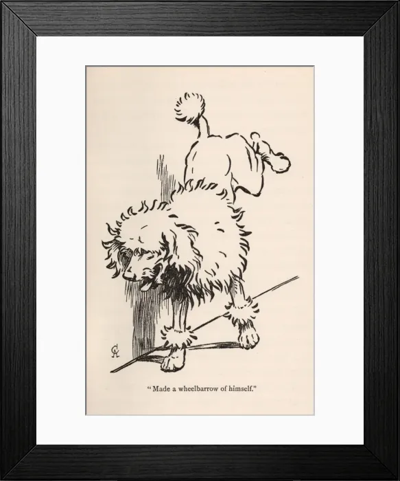 Framed Print : Illustration by Cecil Aldin, Moufflou, by Ouida Framed Print : Illustration by Cecil Aldin, Moufflou, by Ouida
