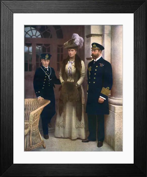 Framed Print : Duke and Duchess of York and Prince Edward Framed Print : Duke and Duchess of York and Prince Edward