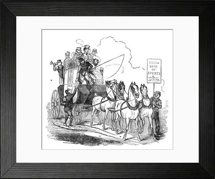 Framed Print : Illustration, Pierce Egans Book of Sports Framed Print : Illustration, Pierce Egans Book of Sports