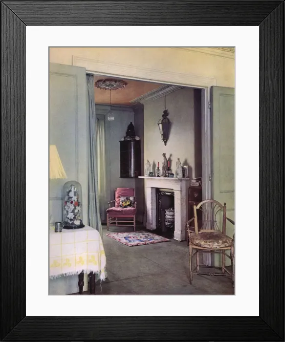 Framed Print : Double living room by Allan Walton Framed Print : Double living room by Allan Walton