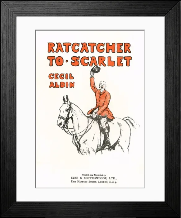 Framed Print : Title page, Ratcatcher to Scarlet, by Cecil Aldin