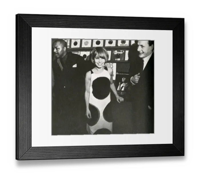 Framed Print : Erica - French pop singer Framed Print : Erica - French pop singer