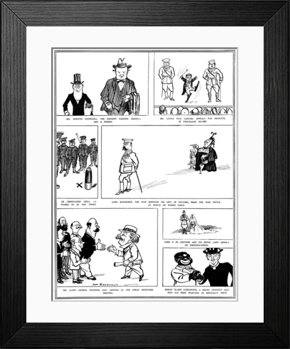 Framed Print : Thanks awfully for telling us! Cartoon by H. M. Bateman Framed Print : Thanks awfully for telling us! Cartoon by H. M. Bateman