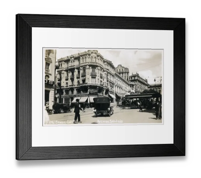 Framed Print : Avenida Sao Joao, Sao Paulo, Brazil Framed Print : Avenida Sao Joao, Sao Paulo, Brazil