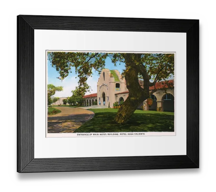 Framed Print : Entrance to hotel, Agua Caliente, Tijuana, Mexico Framed Print : Entrance to hotel, Agua Caliente, Tijuana, Mexico