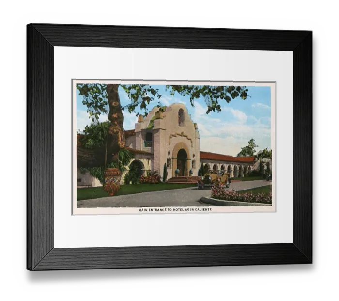 Framed Print : Main entrance to hotel, Agua Caliente, Tijuana, Mexico Framed Print : Main entrance to hotel, Agua Caliente, Tijuana, Mexico