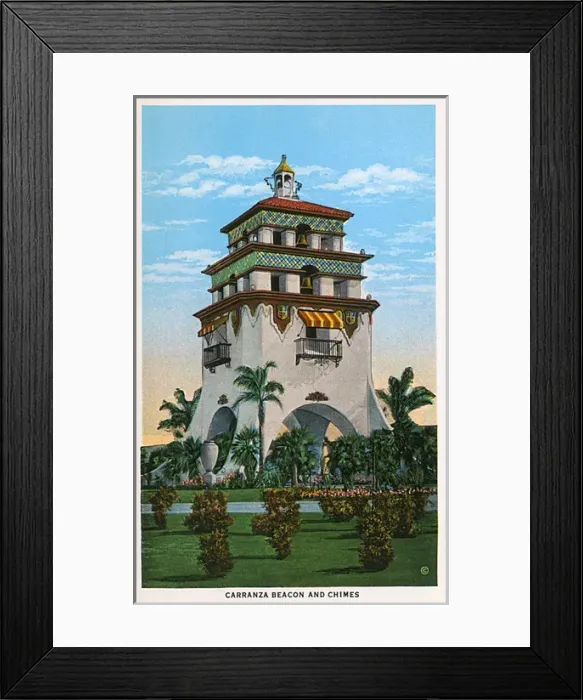Framed Print : Carranza beacon and chimes, Agua Caliente, Tijuana, Mexico Framed Print : Carranza beacon and chimes, Agua Caliente, Tijuana, Mexico