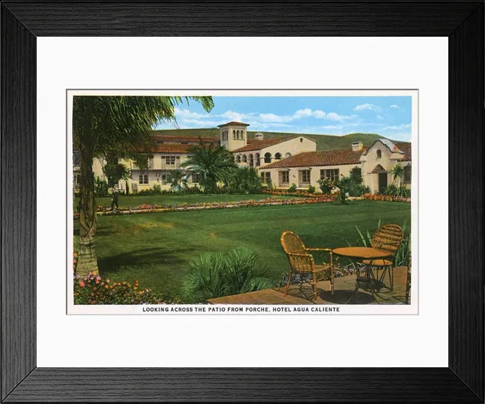 Framed Print : Gardens at Hotel Agua Caliente, Tijuana, Mexico Framed Print : Gardens at Hotel Agua Caliente, Tijuana, Mexico