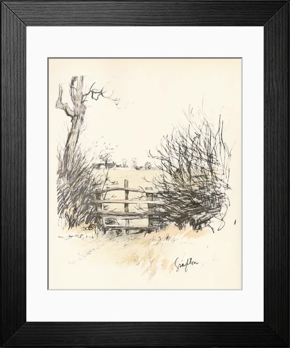 Framed Print : Countryside in the Grafton Hunt area, Northamptonshire Framed Print : Countryside in the Grafton Hunt area, Northamptonshire