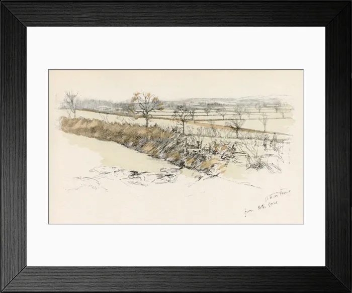 Framed Print : Orton Gorse, Atherstone Hunt area, Warwickshire Framed Print : Orton Gorse, Atherstone Hunt area, Warwickshire