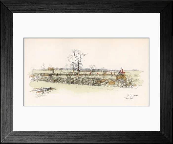 Framed Print : Philo Gorse, in the Cheshire Hunt area Framed Print : Philo Gorse, in the Cheshire Hunt area