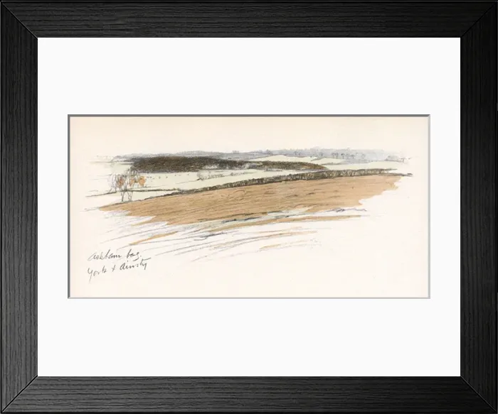 Framed Print : Askham Bogs, York and Ainsty Hunt area, Yorkshire Framed Print : Askham Bogs, York and Ainsty Hunt area, Yorkshire