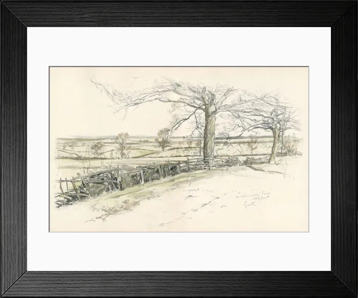 Framed Print : Saunders Farm, Holyport, in the Garth Hunt area, Berkshire Framed Print : Saunders Farm, Holyport, in the Garth Hunt area, Berkshire