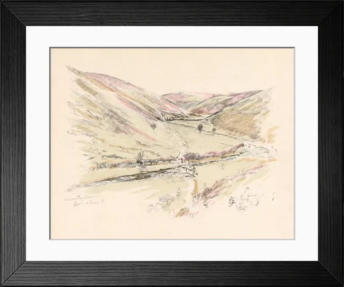 Framed Print : Badgworthy Crossing, in the Devon and Somerset Hunt area Framed Print : Badgworthy Crossing, in the Devon and Somerset Hunt area