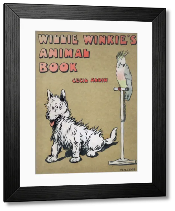 Framed Print : Cover design, Willie Winkies Animal Book Framed Print : Cover design, Willie Winkies Animal Book