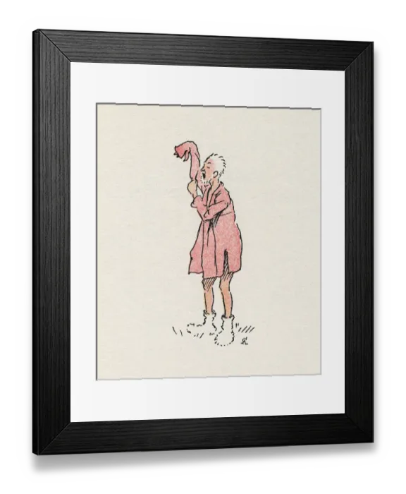 Framed Print : Illustration, Mrs Ticklers Caravan Framed Print : Illustration, Mrs Ticklers Caravan