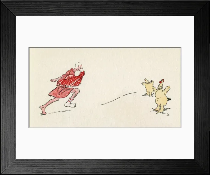 Framed Print : Illustration, Mrs Ticklers Caravan Framed Print : Illustration, Mrs Ticklers Caravan