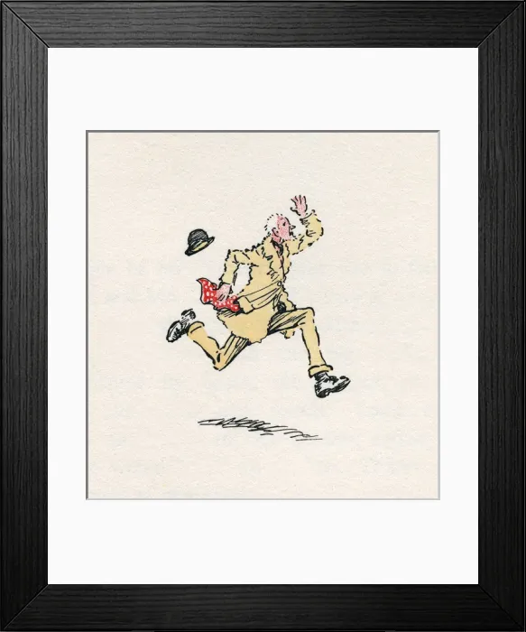 Framed Print : Illustration, Mrs Ticklers Caravan Framed Print : Illustration, Mrs Ticklers Caravan