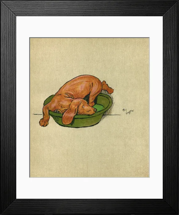 Framed Print : Illustration, Merry and Bright, by Cecil Aldin Framed Print : Illustration, Merry and Bright, by Cecil Aldin