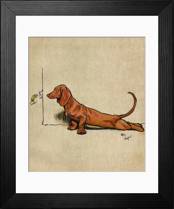 Framed Print : Illustration, Merry and Bright, by Cecil Aldin Framed Print : Illustration, Merry and Bright, by Cecil Aldin