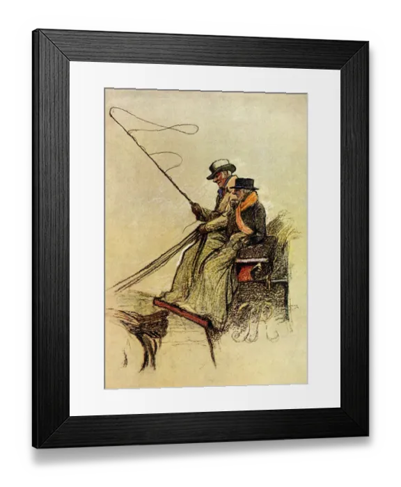 Framed Print : The driver of His Majestys Mail, 1828 Framed Print : The driver of His Majestys Mail, 1828