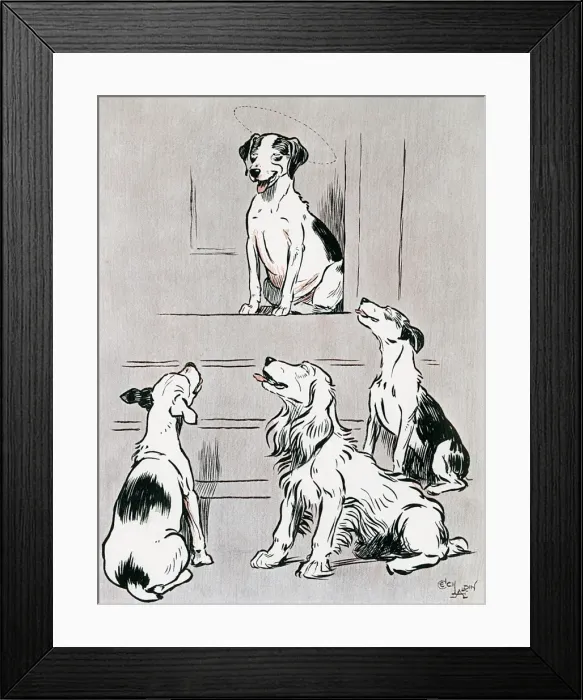 Framed Print : Illustration, The Dogs of War Framed Print : Illustration, The Dogs of War