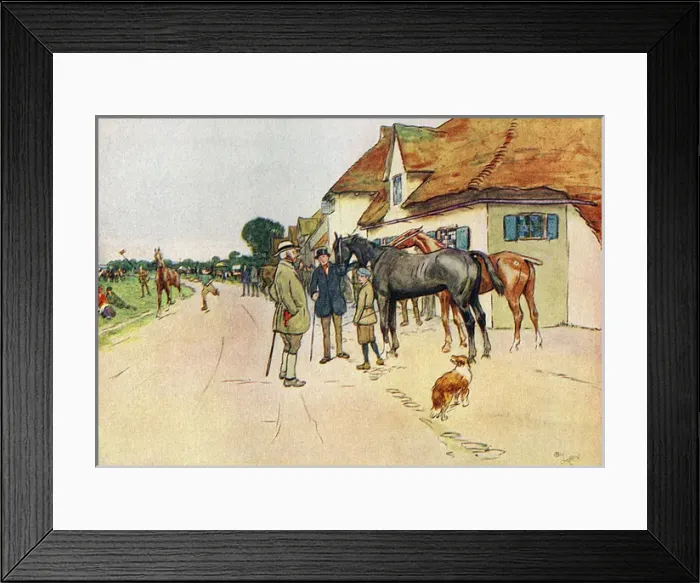 Framed Print : Illustration, Black Beauty Framed Print : Illustration, Black Beauty