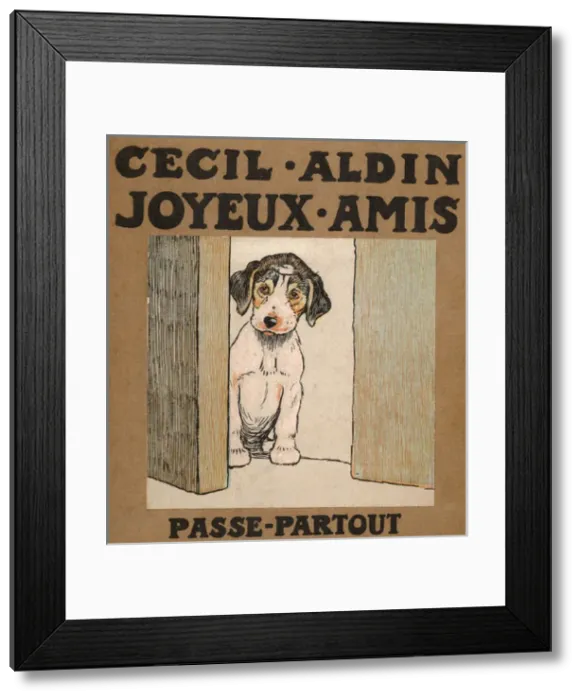 Framed Print : Cover design, Cecil Aldin, Joyeux Amis, Passepartout Framed Print : Cover design, Cecil Aldin, Joyeux Amis, Passepartout