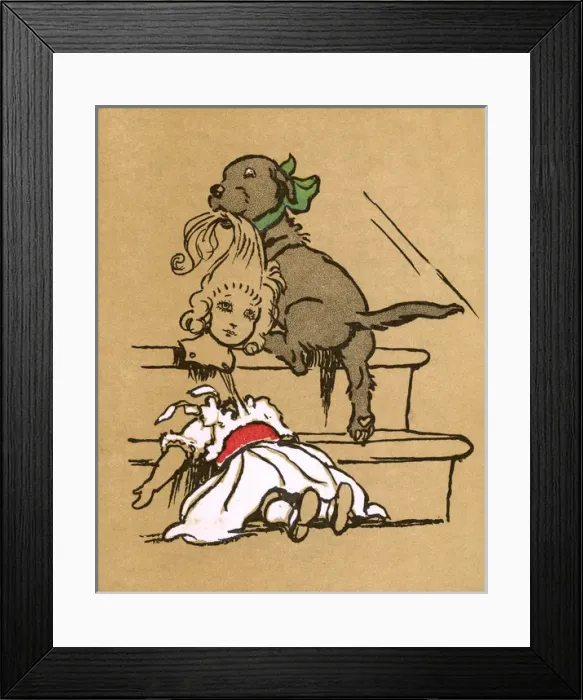 Framed Print : Illustration by Cecil Aldin, Black Billy Framed Print : Illustration by Cecil Aldin, Black Billy