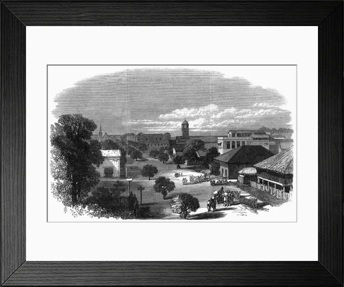 Framed Print : Merchant Street, Rangoon Framed Print : Merchant Street, Rangoon