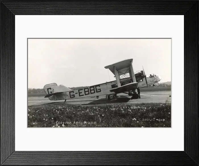 Framed Print : Handley Page biplane, Imperial Airways, Croydon Framed Print : Handley Page biplane, Imperial Airways, Croydon