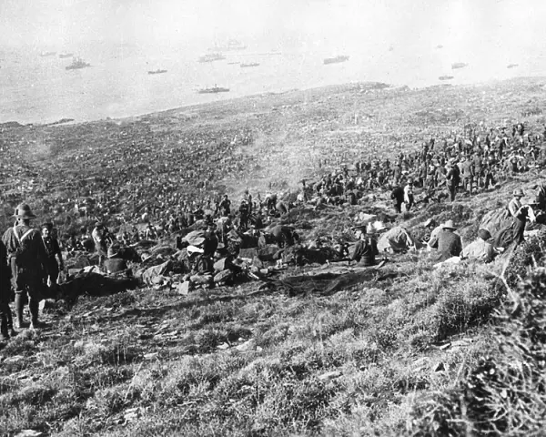 Landing at Suvla Bay, Gallipoli, 1915