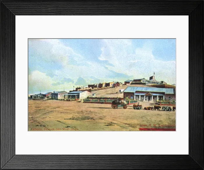 Framed Print : View of Gibeon, south west Africa Framed Print : View of Gibeon, south west Africa