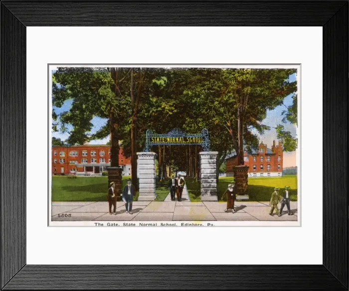 Framed Print : State Normal School, Edinboro, Pennsylvania, USA Framed Print : State Normal School, Edinboro, Pennsylvania, USA