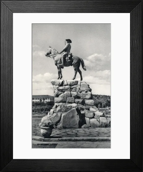 Framed Print : Equestrian monument, Windhoek, south west Africa Framed Print : Equestrian monument, Windhoek, south west Africa