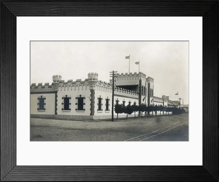 Framed Print : Barracks in Swakopmund, south west Africa Framed Print : Barracks in Swakopmund, south west Africa