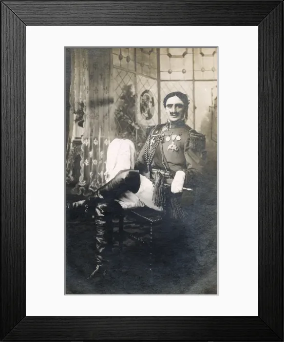 Framed Print : Young man in military uniform, Denmark Framed Print : Young man in military uniform, Denmark