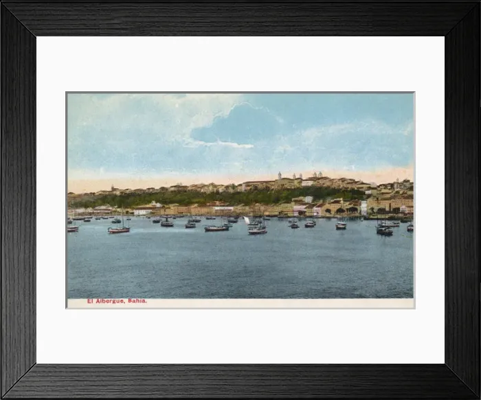 Framed Print : View of the harbour (Albergue), Bahia, Salvador, Brazil Framed Print : View of the harbour (Albergue), Bahia, Salvador, Brazil
